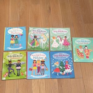 Usborne Sticker Dolly Dressing Book Collection Bundle